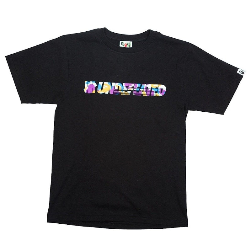 BAPE x Undefeated Unbalance Tee Black/Multi