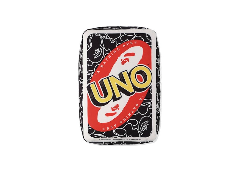BAPE x Uno Fluffy Beads Cushion Black