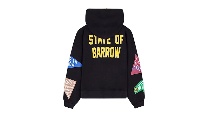Barrow Logo Hoodie Black