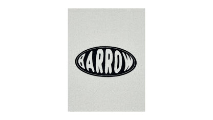 Barrow Logo Print Hoodie Cream