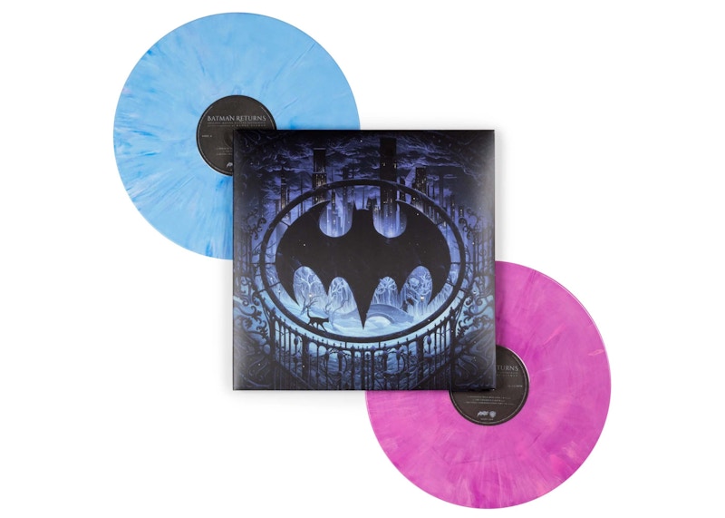 Batman Returns Original Motion Picture Soundtrack 30th Anniversary Mondo Exclusive 2XLP Vinyl Winter Blue/Pink