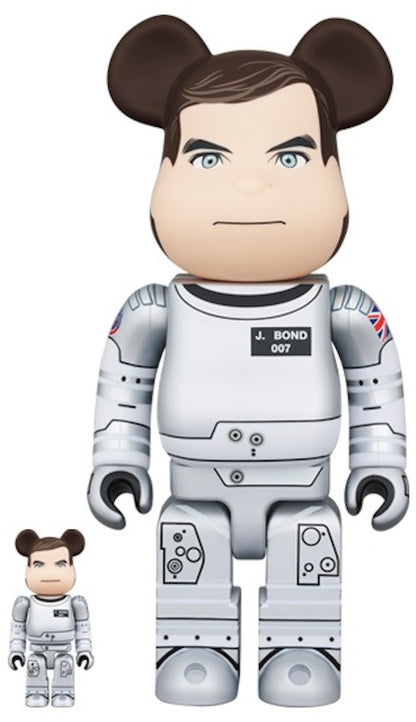 Bearbrick 007 James Bond Moonraker 100% & 400% Set