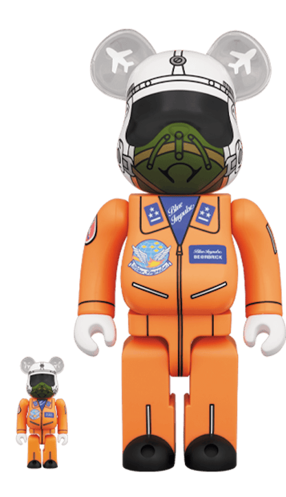 Bearbrick 1964 Blue Impulse 100% & 400% Set