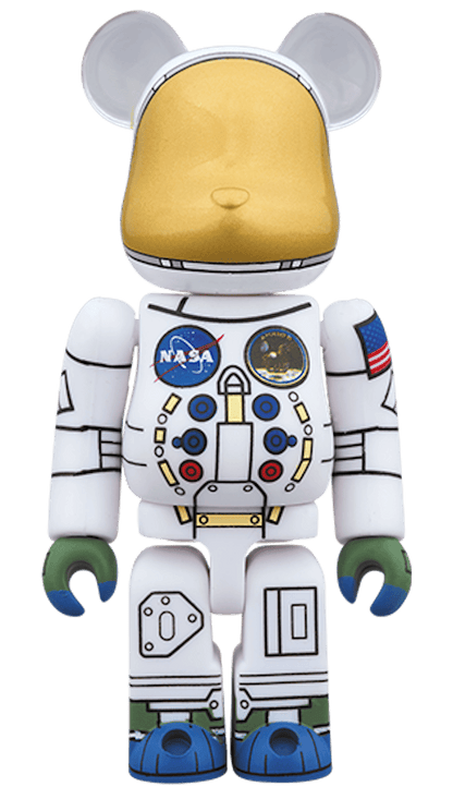 Bearbrick 1969 Astronaut 100% & 400% White
