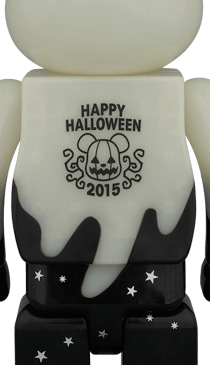 Bearbrick 2015 Halloween GITD 400% Black