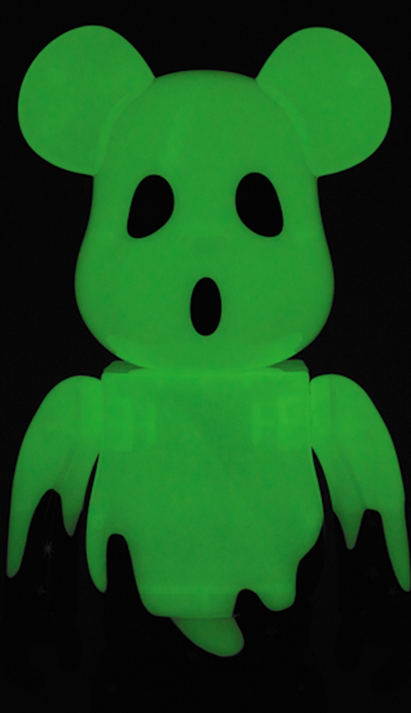 Bearbrick 2015 Halloween GITD 400% Black