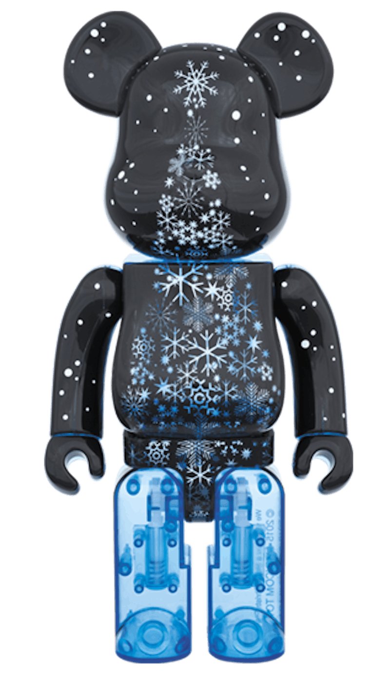 Bearbrick 2015 Xmas Christmas Tree 400% Blue