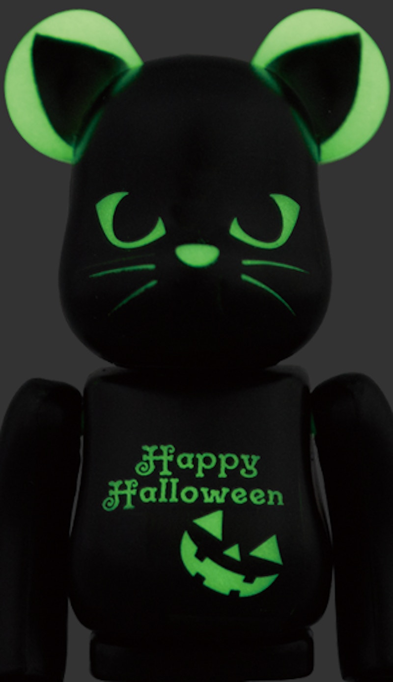 Bearbrick 2016 Halloween 400% Black/Green