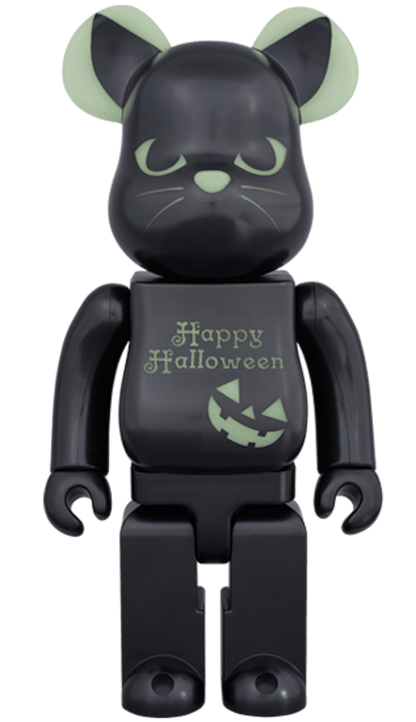 Bearbrick 2016 Halloween 400% Black/Green