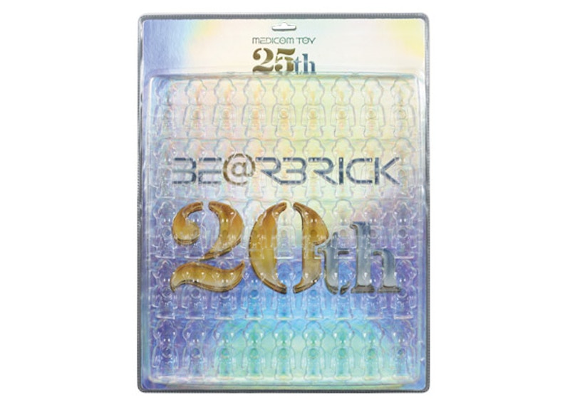 Bearbrick 20th/Medicom Toy 25th Anniversary Limited Edition Display Blister Board