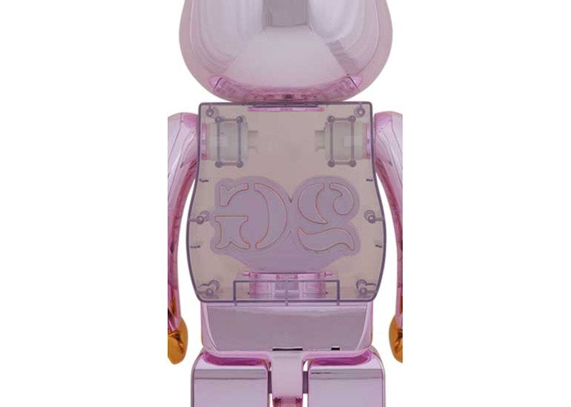 Bearbrick 2G Exclusive 1000% Pink Gold Chrome Ver.