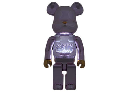 Bearbrick 2G Exclusive 1000% Pink Gold Chrome Ver.