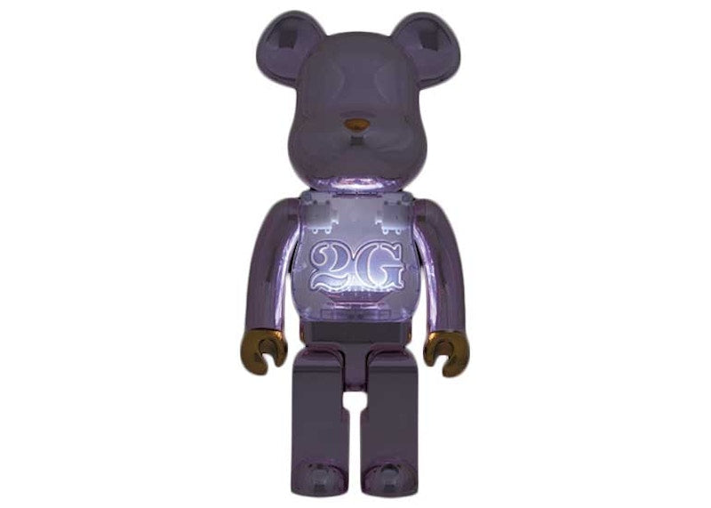 Bearbrick 2G Exclusive 1000% Pink Gold Chrome Ver.