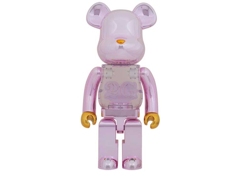 Bearbrick 2G Exclusive 1000% Pink Gold Chrome Ver.