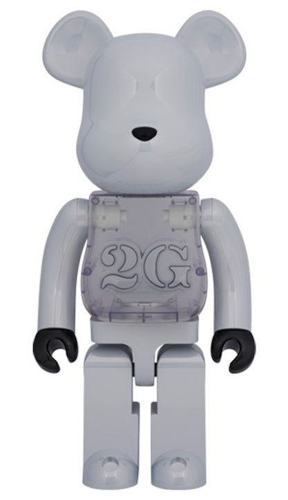 Bearbrick 2G Exclusive 1000% White Chrome