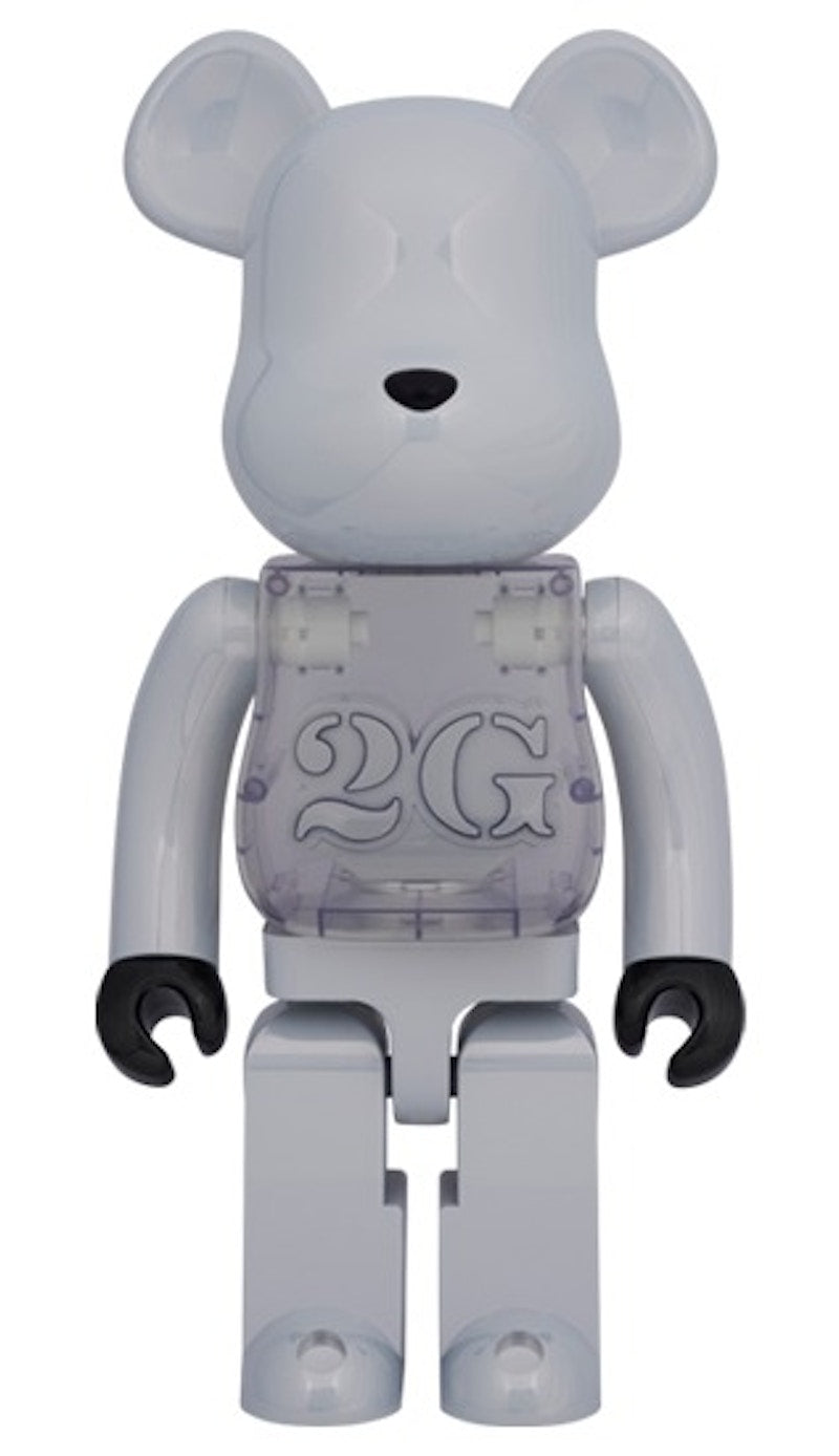 Bearbrick 2G Exclusive 1000% White Chrome