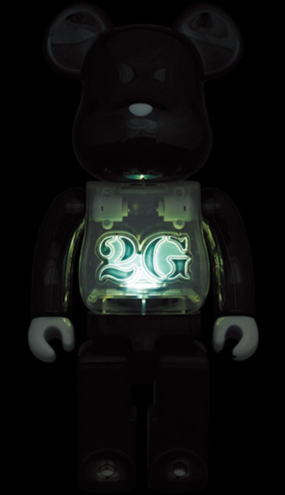 Bearbrick 2G Exclusive 2G Black Chrome 100% & 400% Set