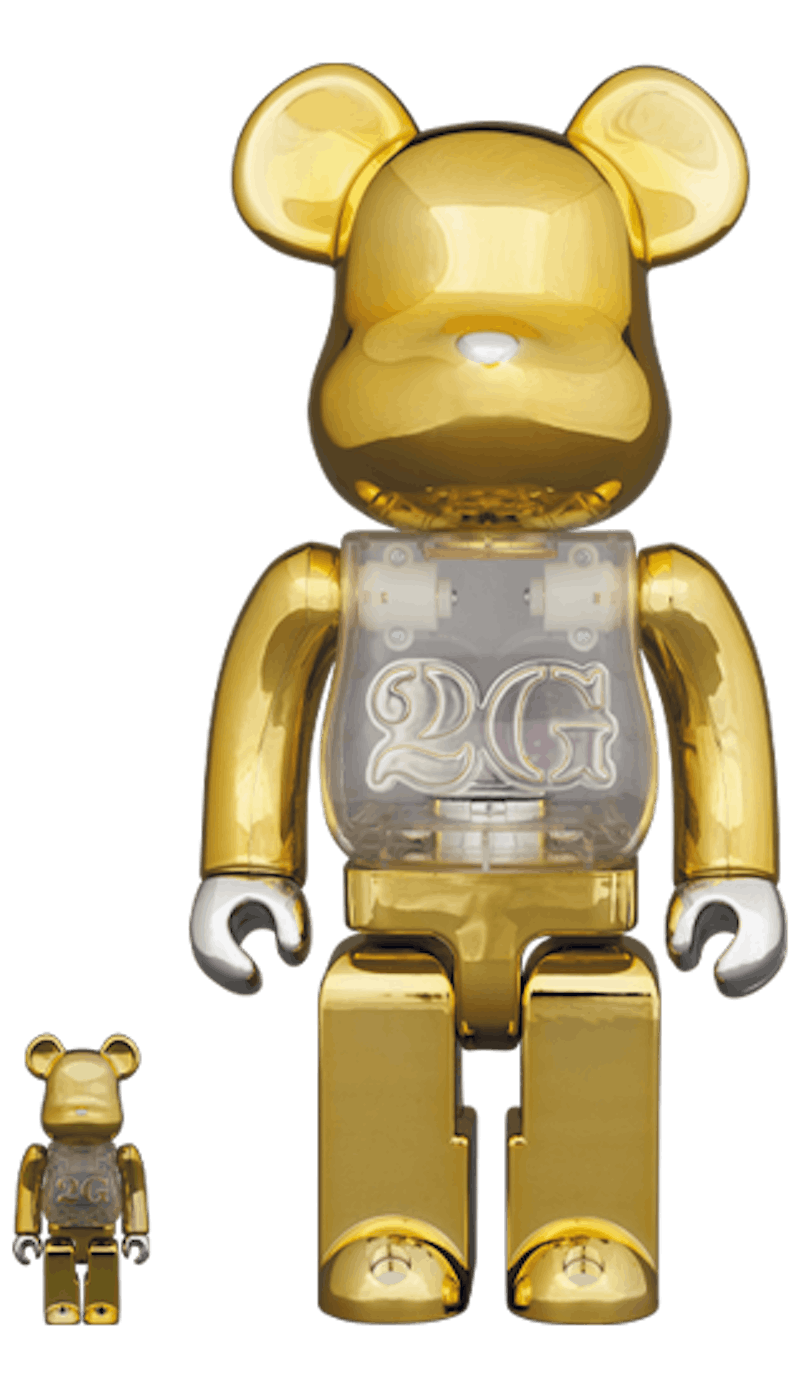 Bearbrick 2G Reverse 100% & 400% Set