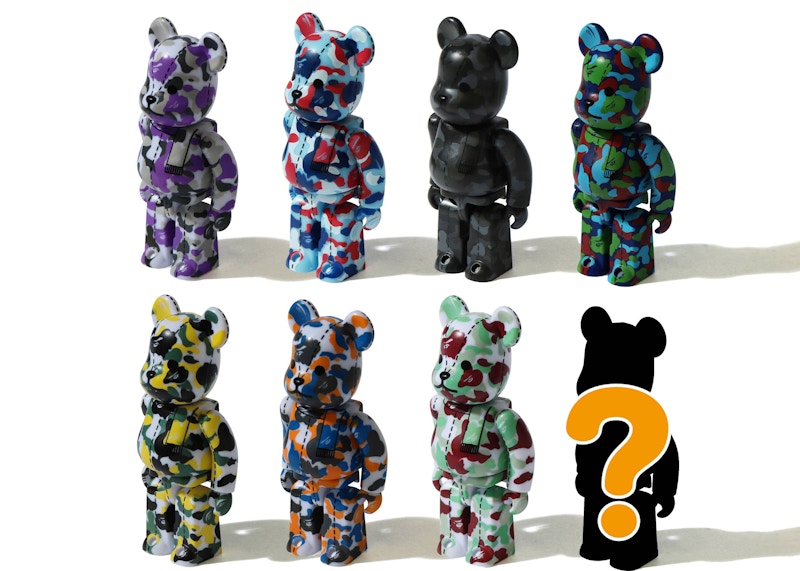 Bearbrick x BAPE 28th Anniversary Camo #1 Sealed Case 100% (24 Blind Boxes)