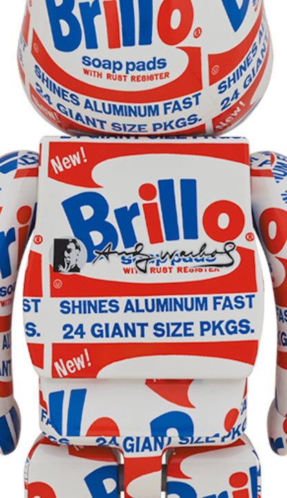 Bearbrick ANDY WARHOL "Brillo" 1000%