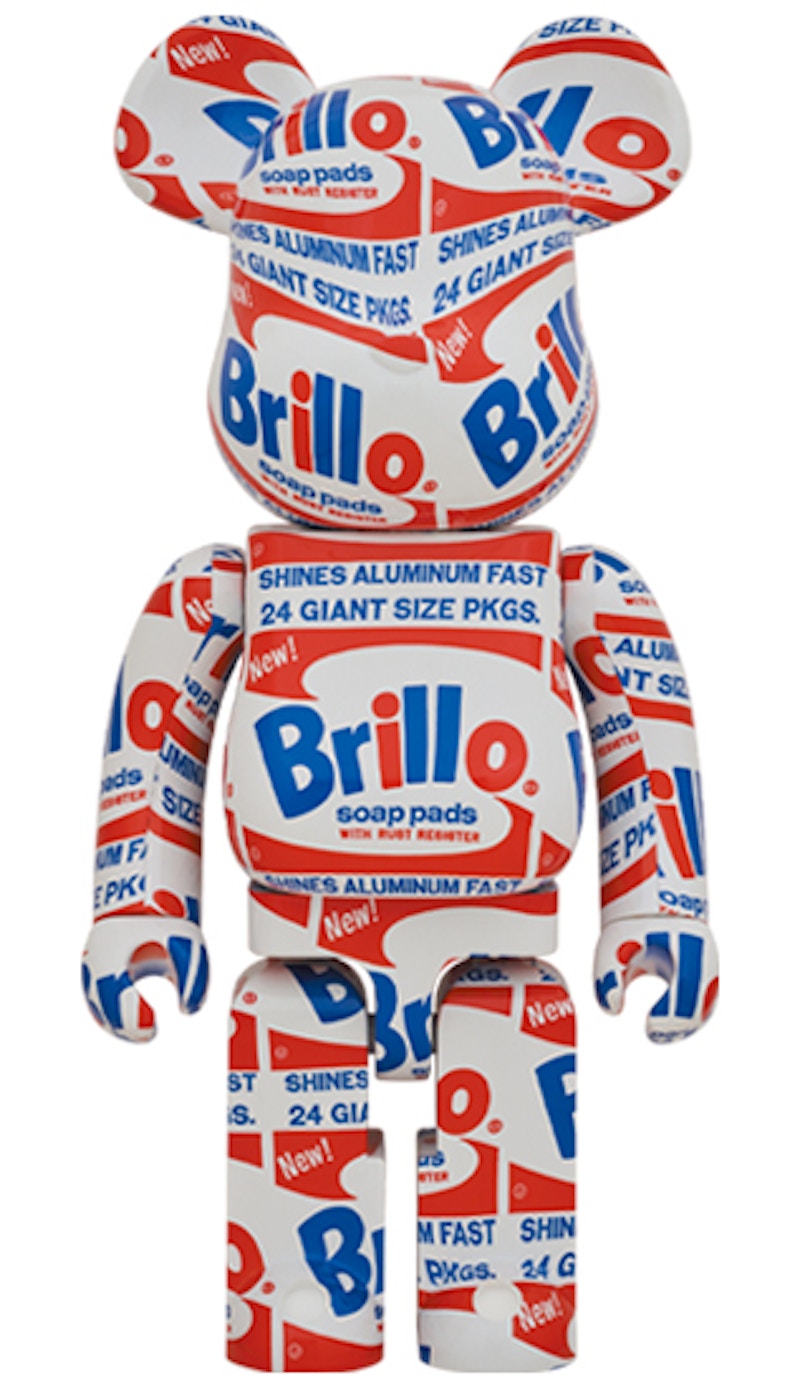 Bearbrick ANDY WARHOL "Brillo" 1000%