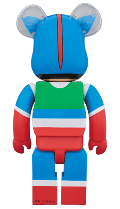 Bearbrick Action Masked Shin-chan 400% Blue