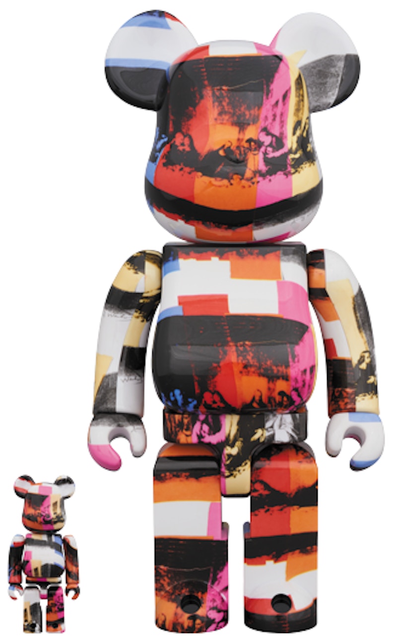 Bearbrick Andy Warhol The Last Supper 100% & 400% Set Multi