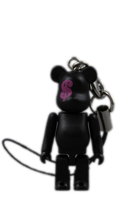 Bearbrick Andy Warhol by Hysteric Glamour 50% & 400% Set Black