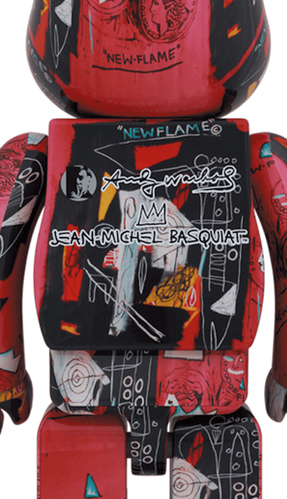 Bearbrick Andy Warhol x JEAN-MICHEL BASQUIAT #1 1000%