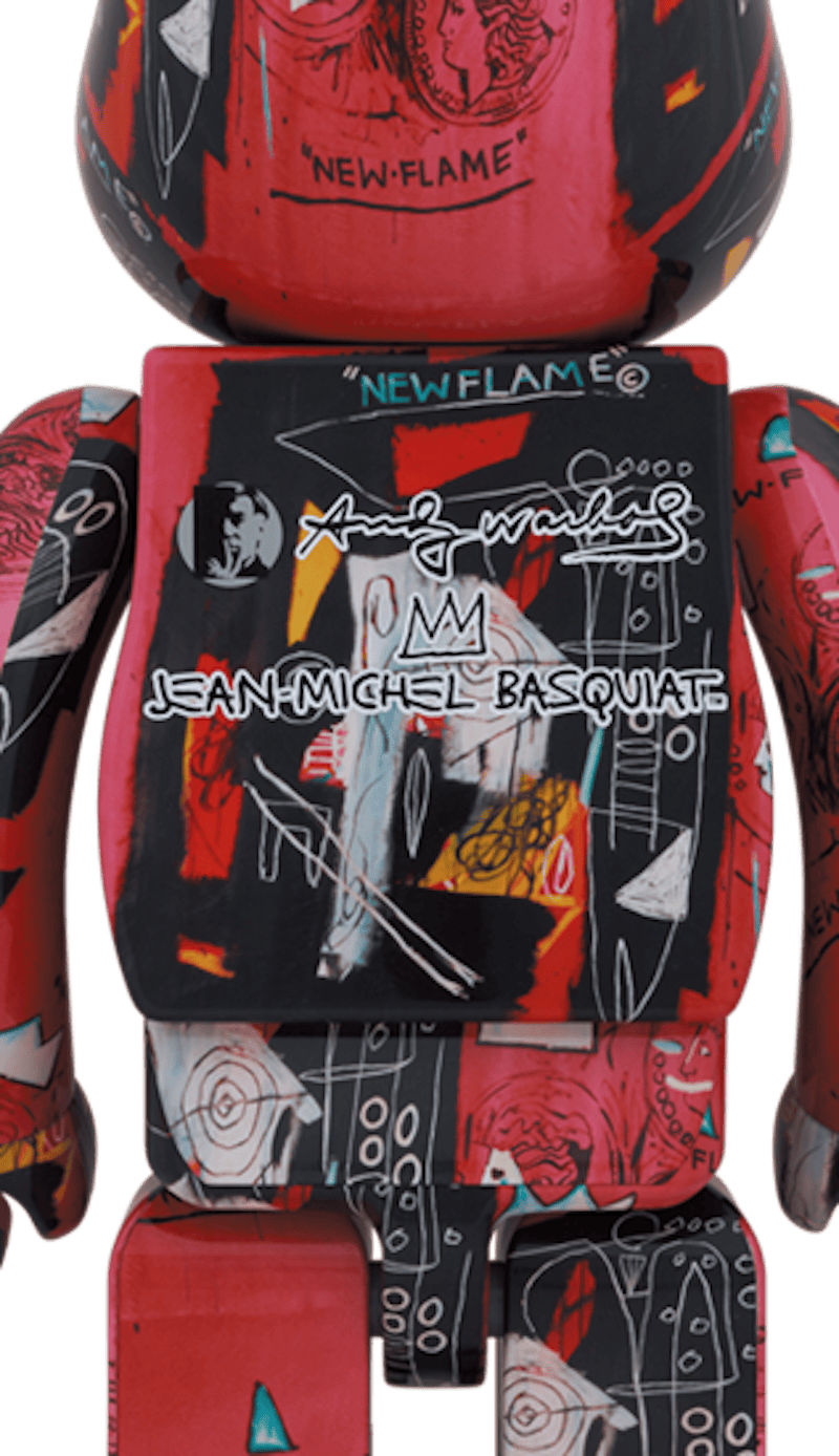 Bearbrick Andy Warhol x JEAN-MICHEL BASQUIAT #1 1000%