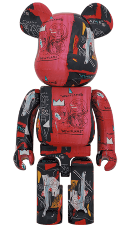 Bearbrick Andy Warhol x JEAN-MICHEL BASQUIAT #1 1000%
