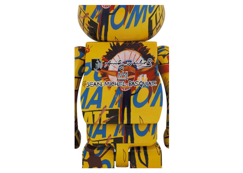 Bearbrick Andy Warhol x Jean-Michel Basquiat #3 1000%
