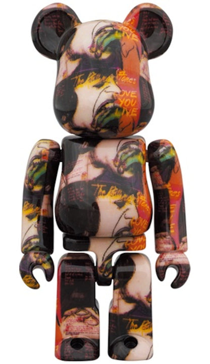 Bearbrick Andy Warhol x The Rolling Stones (Love You Live) 100% & 400% Set