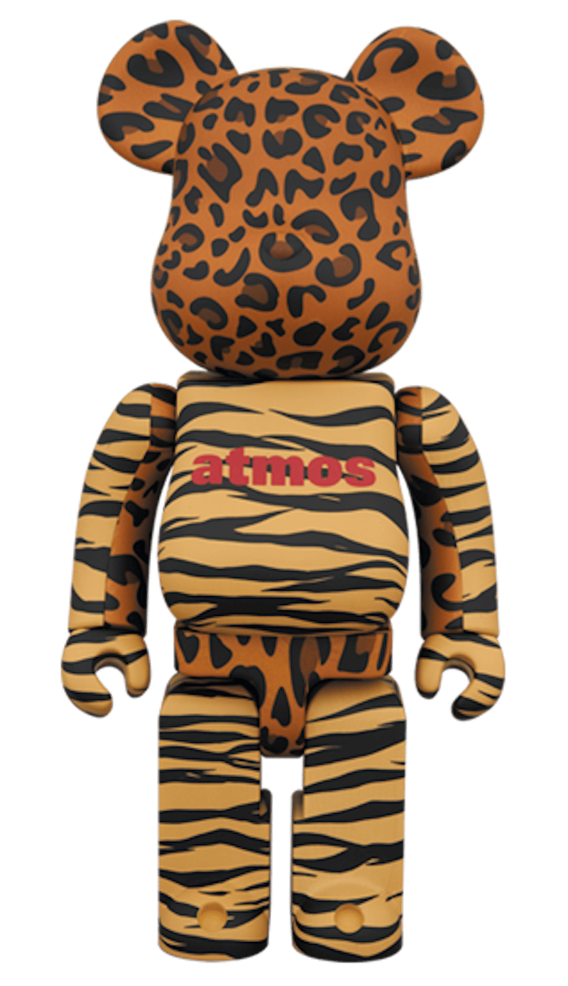 Bearbrick Atmos Animal 100% & 400% Set Orange