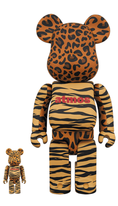 Bearbrick Atmos Animal 100% & 400% Set Orange