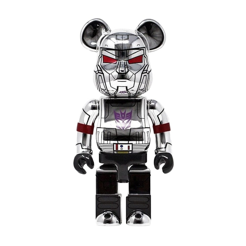 Bearbrick BAIT x Medicom Transformer Megatron 1000% Silver