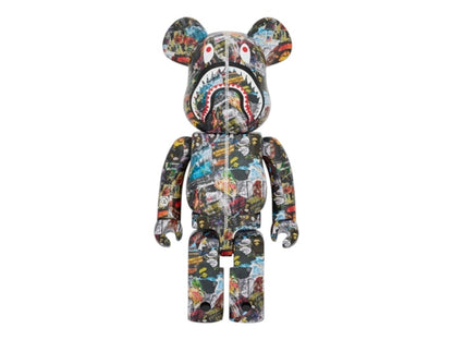 Bearbrick Bape(R) Legacy Camo Shark 1000% Red