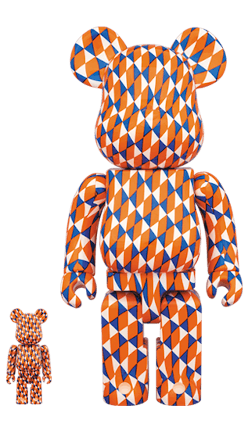 Bearbrick Barry McGee + Apple Watch Sports Band 44mm 100% & 400% Set Orange