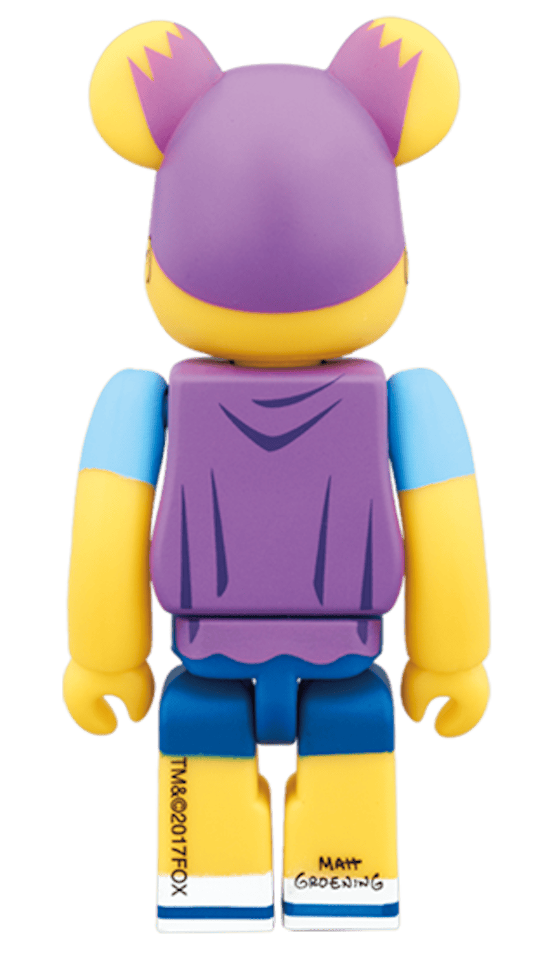 Bearbrick The Simpsons Bartman 100% Yellow