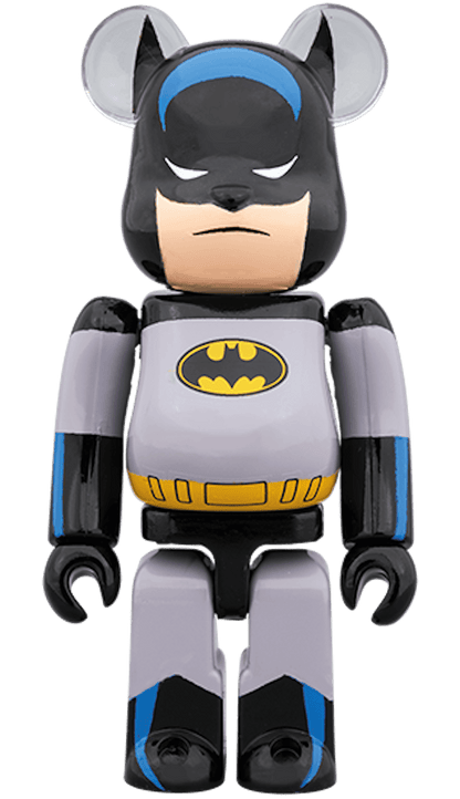 Bearbrick Batman Animated 100% & 400% Black