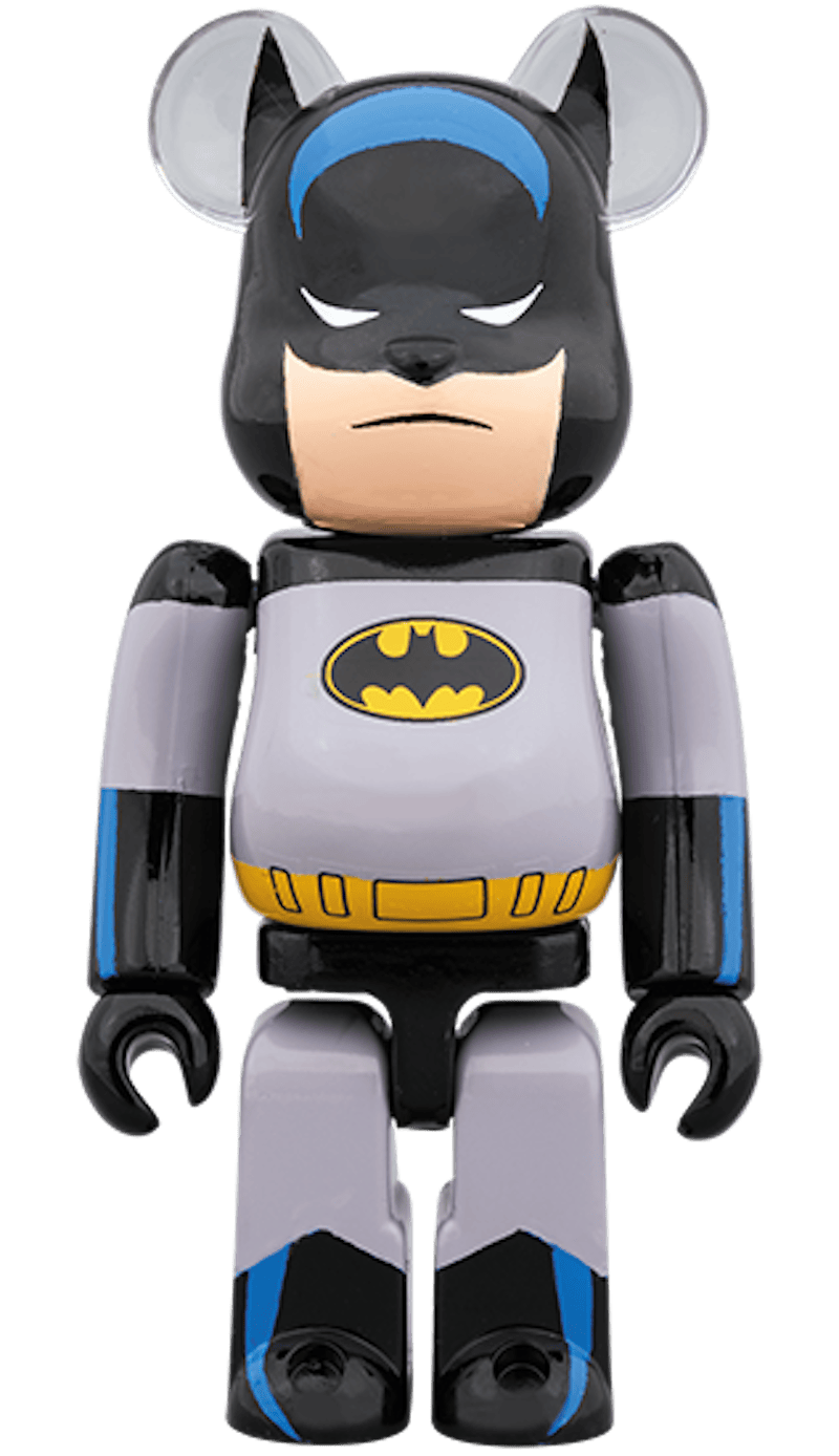 Bearbrick Batman Animated 100% & 400% Black