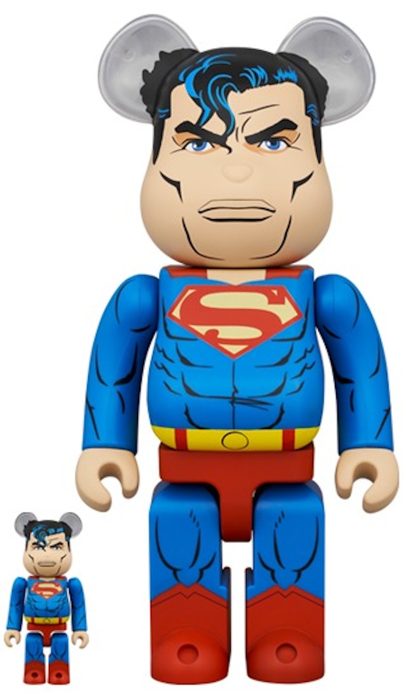 Bearbrick Batman The Dark Knight Rising Superman 100% & 400% Set