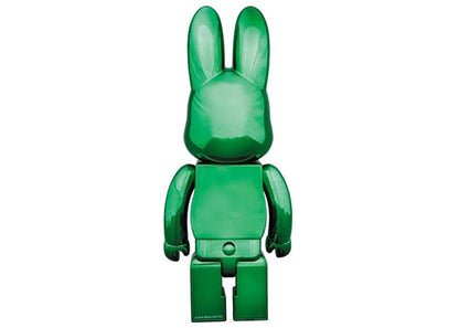 Bearbrick Bearbrick Rabbrick CHROME 400% GREEN