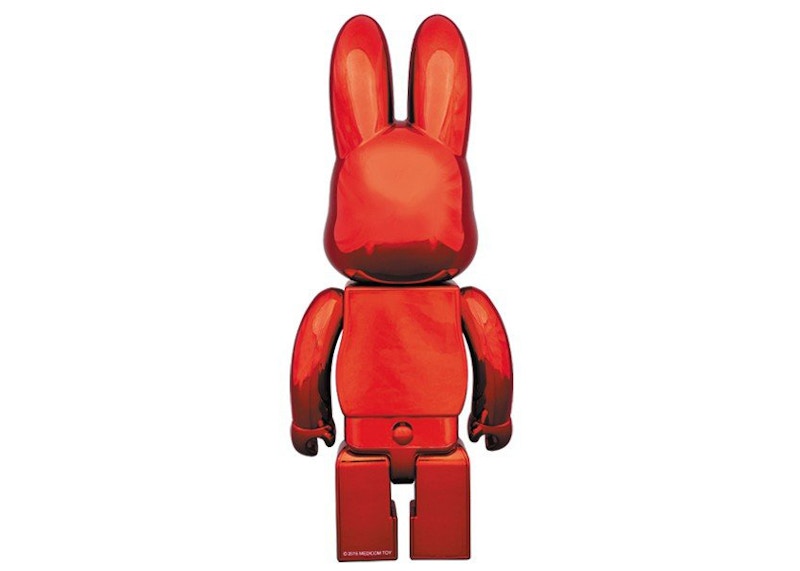 Bearbrick Bearbrick Rabbrick CHROME 400% RED