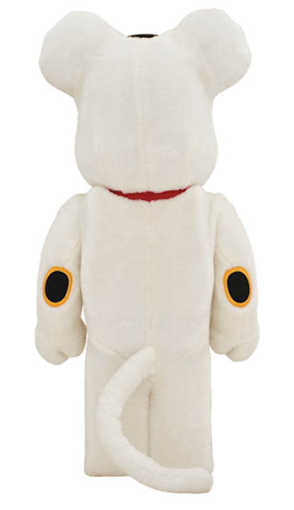 Bearbrick Beckoning Cat Costume 1000% White