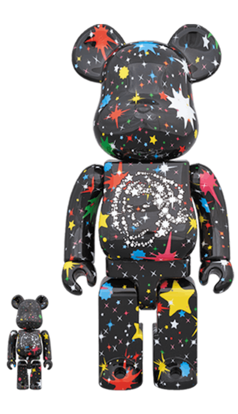 Bearbrick Billionaire Boys Club Starfield 100% & 400% Set Black
