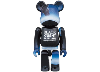 Bearbrick Black Knight Satellite 100% & 400% Set Blue