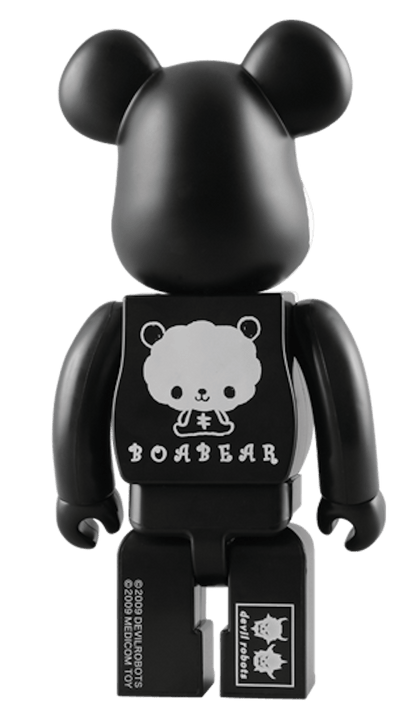 Bearbrick Bore Bear 400% Black