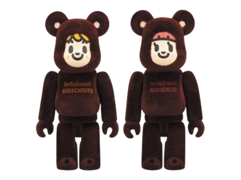 Bearbrick Brickout Brickun & Brickie 01Tarout Special for Openers 2012 100% Set