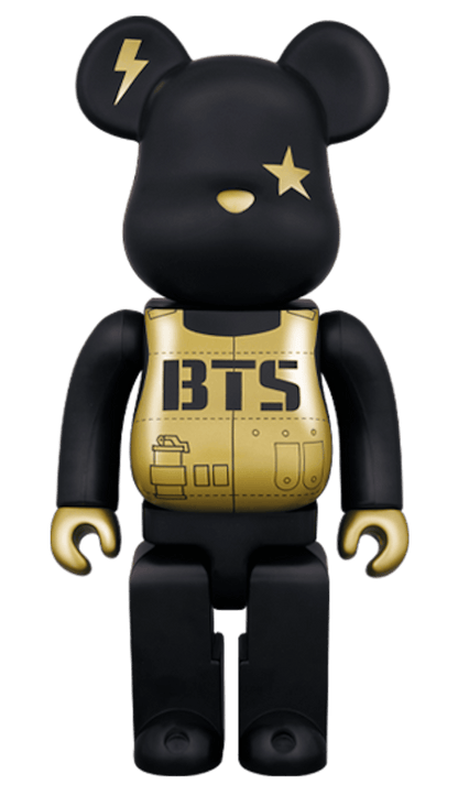 Bearbrick Bulletproof Boy Group 400% Black